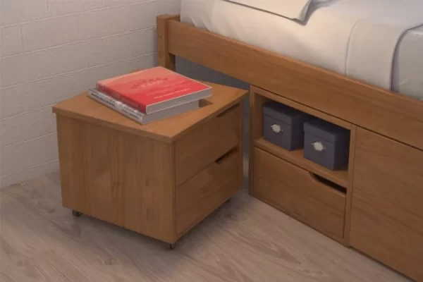 Cama Charme Solteiro Amêndoa